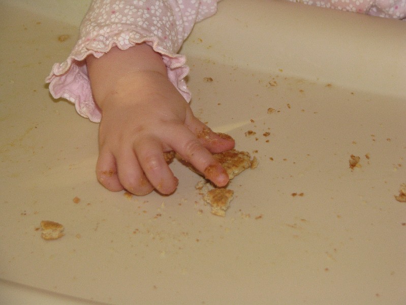 IMG_2124.JPG - Mmmmm. Gerber Pasta Pickups are yummy.