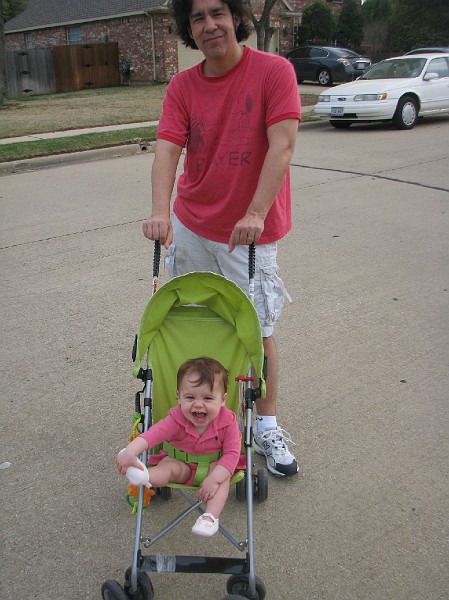 IMG_2599.JPG - Ha ha! Daddy and I love walks!