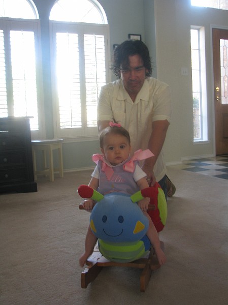 IMG_2624.JPG - Daddy pushes me around on my catepillar guy.